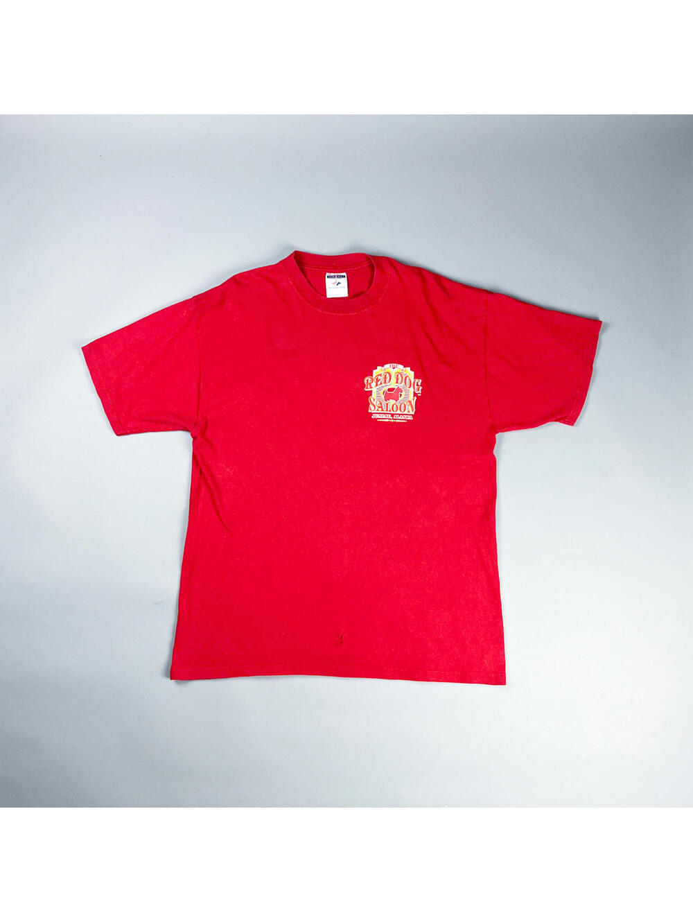 Vintage Graphic T-Shirt | Red Dog Saloon Funny Back Image Men's Tshirt